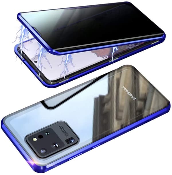 Sekretess magnetfodral för Samsung Galaxy S20 Ultra blå