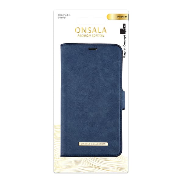ONSALA COLLECTION Wallet Royal Blue iPhone 11