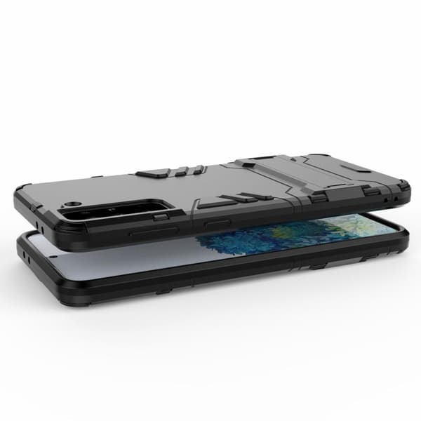 Kick-Stand Mobilskal till Galaxy S21 Plus - Svart