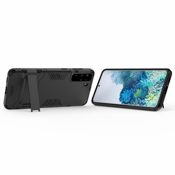 Kick-Stand Mobilskal till Galaxy S21 Plus - Svart