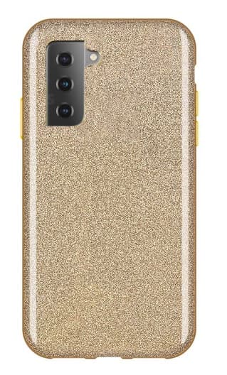 Samsung Galaxy S21 Skal - Glitter Guld