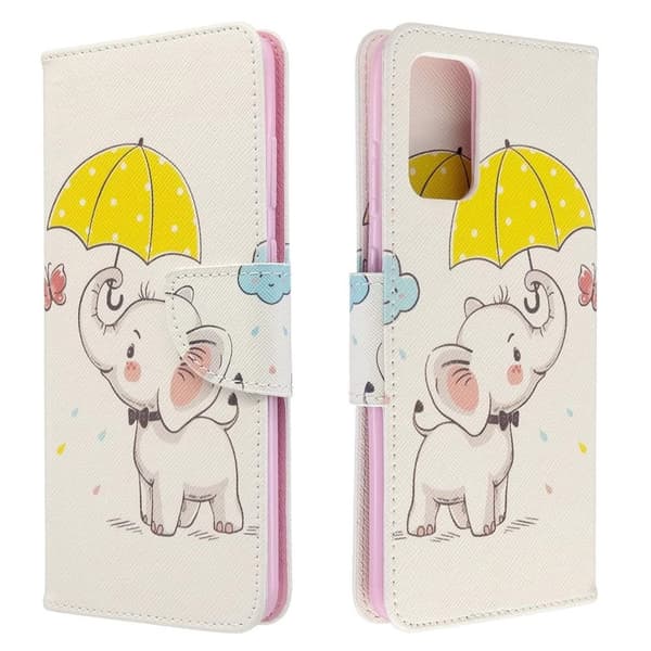 Plånboksfodral Huawei P Smart 2021 – Elefant med Paraply