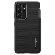 Spigen Samsung Galaxy S21 Ultra Cover Liquid Air Pen Edition Matte Black