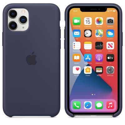 Apple iPhone 11 Pro Silikonskal Original - Midnattsblå
