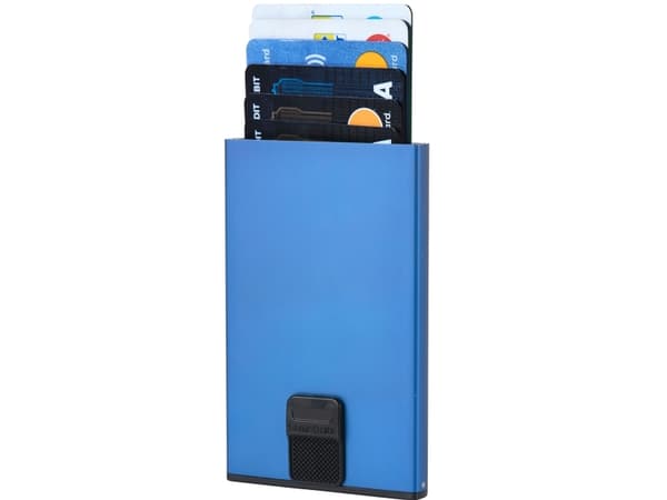 Samsonite Alu Fit, Kortetui, Blå, Aluminium, Monokromatisk, 6 kort, 64 mm
