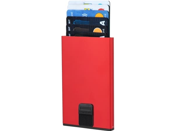 Samsonite Alu Fit, Kortetui, Rød, Aluminium, Monokromatisk, 6 kort, 64 mm
