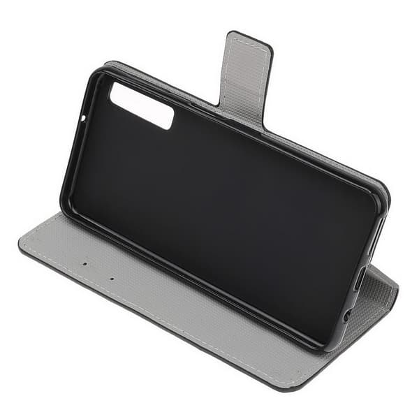 Plånboksfodral Sony Xperia 5 II - Vit med Fjärilar