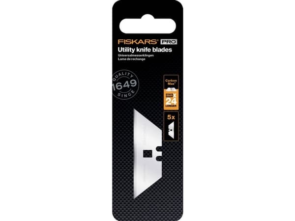 Fiskars Carbonmax knivblad för verktygskniv 5 pack