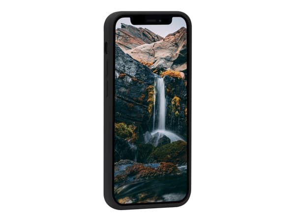 dbramante1928 Greenland - Baksidedeksel for mobiltelefon - snappfeste - 100 % resirkulert plast - nattsvart - for Apple iPhone 12, 12 Pro