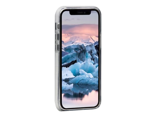 dbramante1928 Iceland - Baksidesskydd för mobiltelefon - 100 % återvunnen plast - klar - för Apple iPhone 12 Pro Max