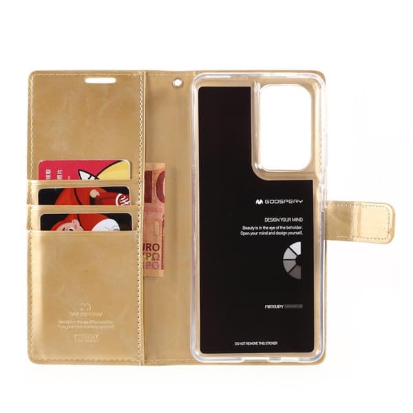 MERCURY GOOSPERY Blue Moon Samsung Galaxy S21 Ultra - Guld