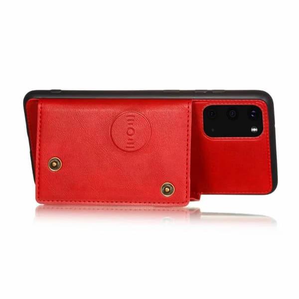 Samsung Galaxy S20 FE - Praktiskt Retro Skal med Korthållare