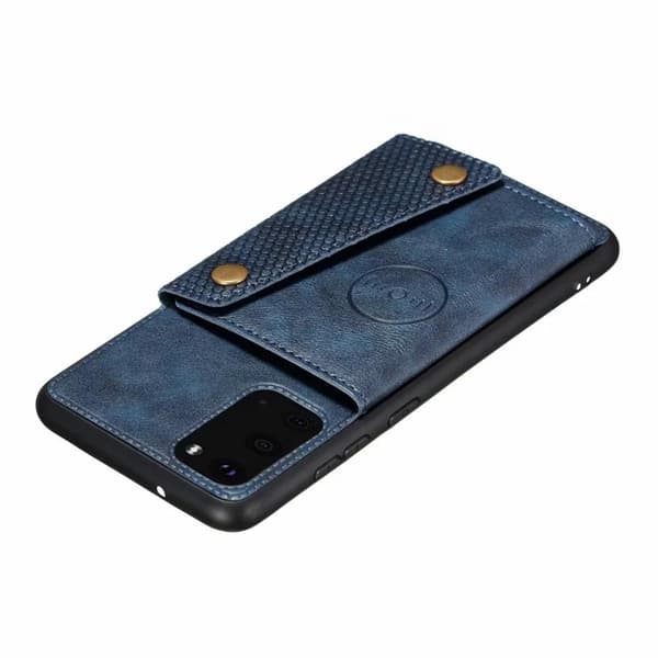 Samsung Galaxy S20 FE - Praktiskt Retro Skal med Korthållare