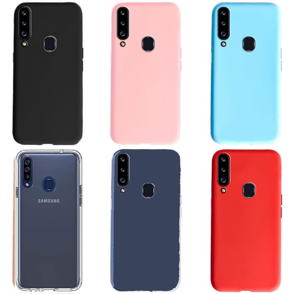 Samsung Galaxy A20S - Skyddande Mattbehandlat NKOBEE Skal