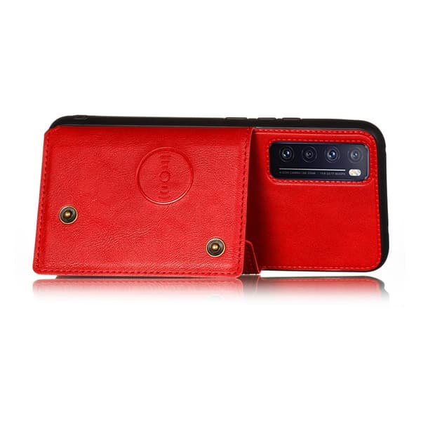 Huawei P Smart 2021 - Stilrent Skal med Korthållare RETRO