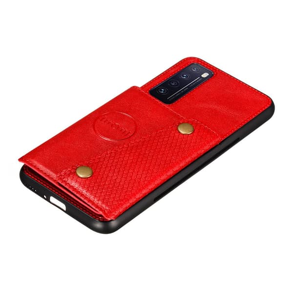 Huawei P Smart 2021 - Stilrent Skal med Korthållare RETRO