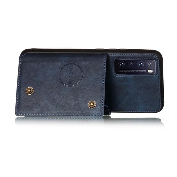 Huawei P Smart 2021 - Stilrent Skal med Korthållare RETRO