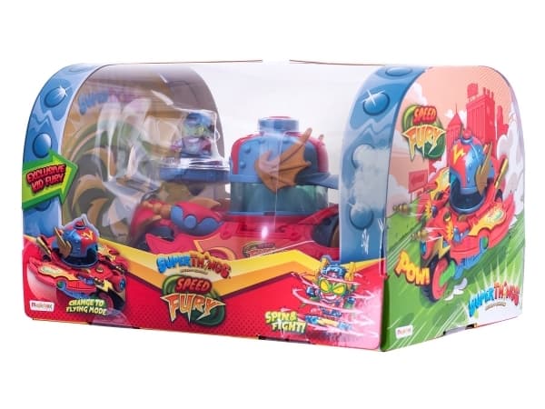 Figurka Magic Box Super Things - pojazd Speed Fury i Kid Fury (PSTSP112IN60)