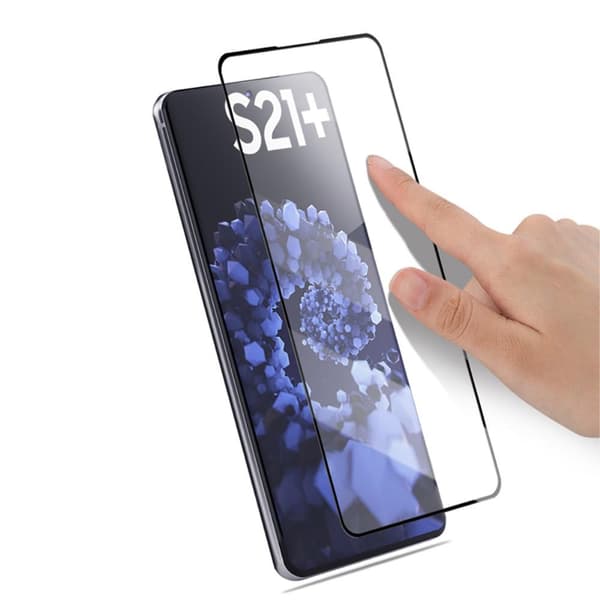 MOCOLO Härdat Glas Skärmskydd till Samsung Galaxy S21 Plus - Svart