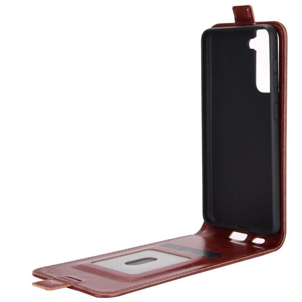 Flip mobilväska till Samsung Galaxy S21 Plus - Brun