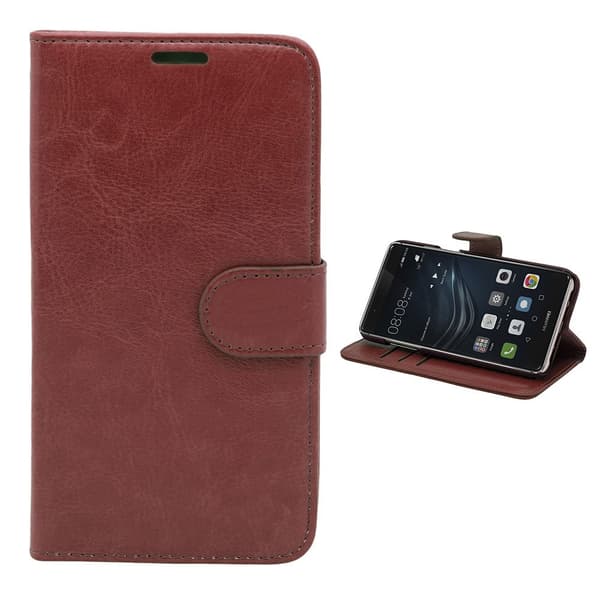 Huawei Honor 8 - Leather Case/Wallet + Protection