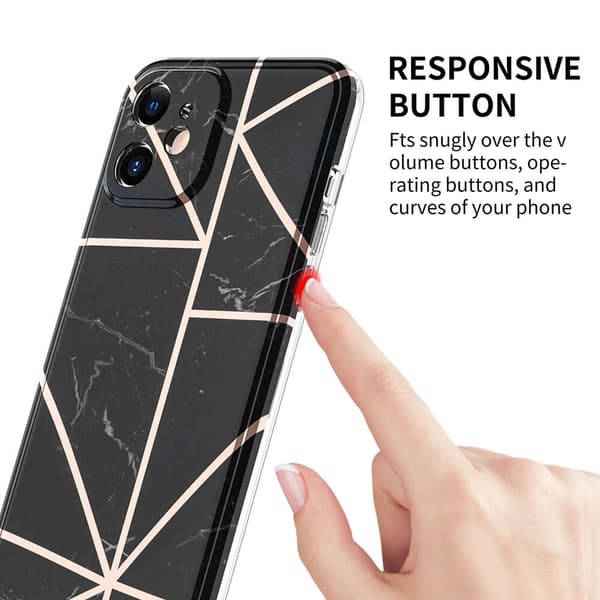 Boom of Sweden Grid skal till iPhone 12 Mini - Lila Marmor