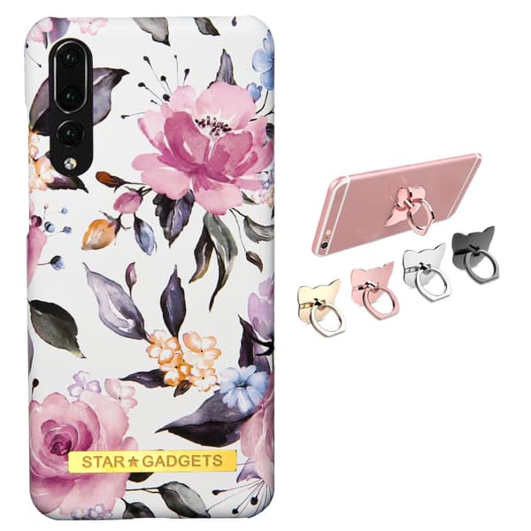 Huawei P20 Pro - Cover / Beskyttelse Flowers