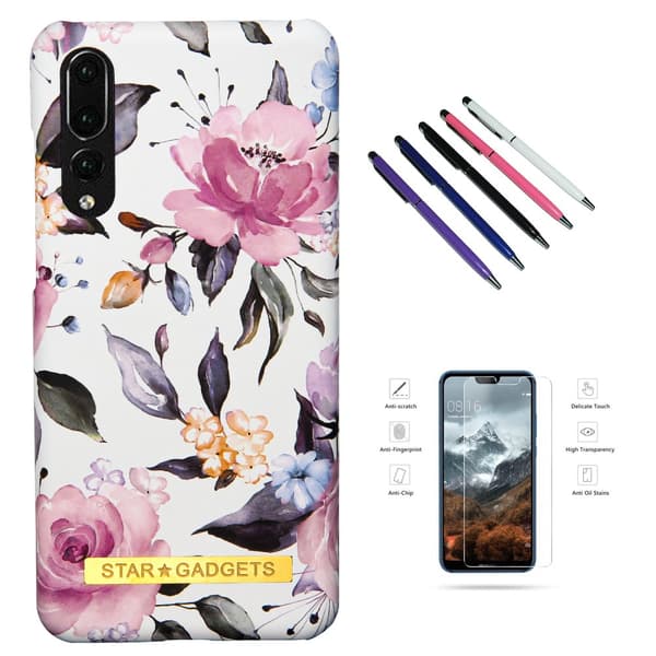 Huawei P20 Pro - Cover / Beskyttelse Flowers