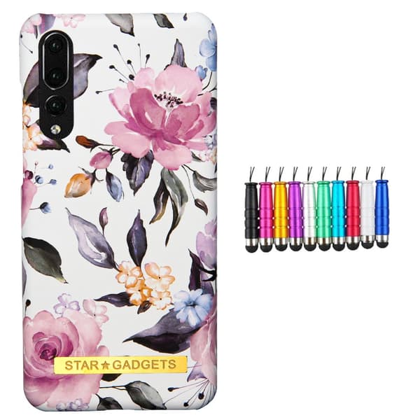 Huawei P20 Pro - Cover / Beskyttelse Flowers