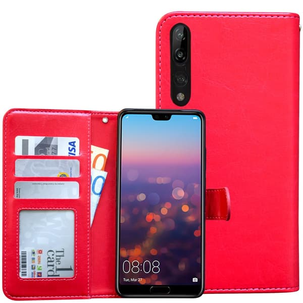 Huawei P20 Pro - Læder cover / Beskyttelse
