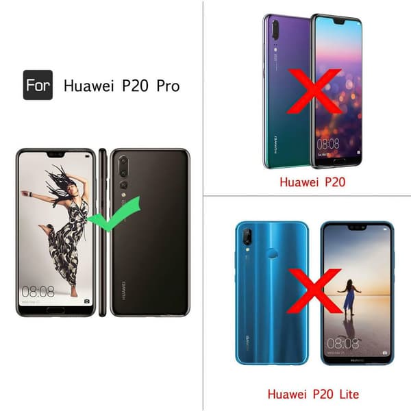 Huawei P20 Pro - Læder cover / Beskyttelse
