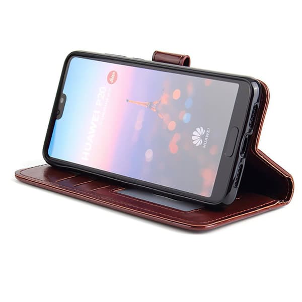 Huawei P20 Pro - Læder cover / Beskyttelse