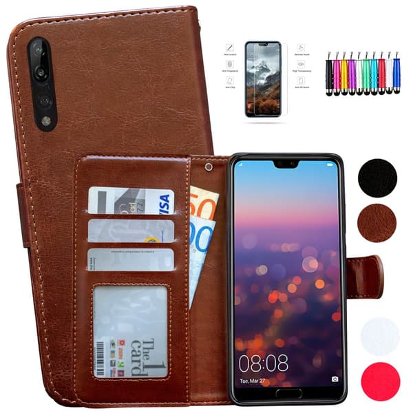 Huawei P20 Pro - Læder cover / Beskyttelse
