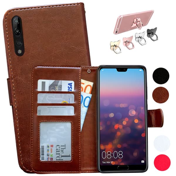 Huawei P20 Pro - Læder cover / Beskyttelse