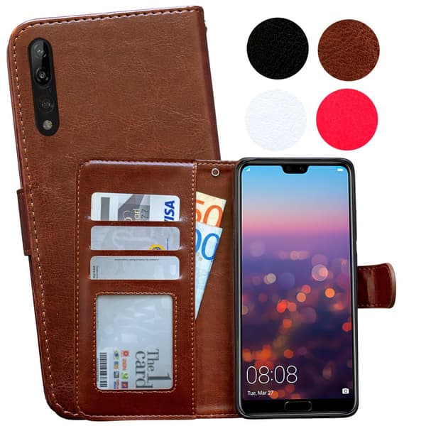 Compatible with Huawei P20 Pro - Læder cover / Beskyttelse