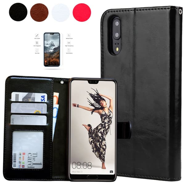 Huawei P20 Pro - Læder cover / Beskyttelse