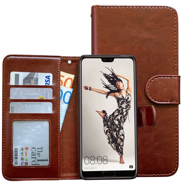 Huawei P20 Pro - Læder cover / Beskyttelse