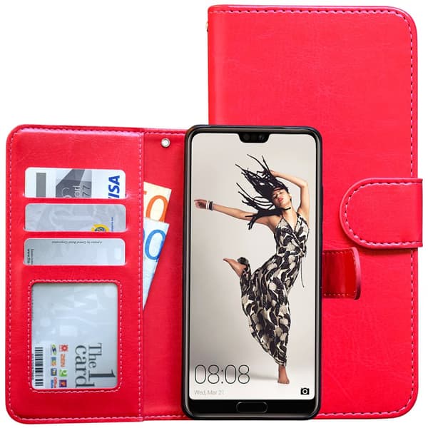 Huawei P20 Pro - Læder cover / Beskyttelse