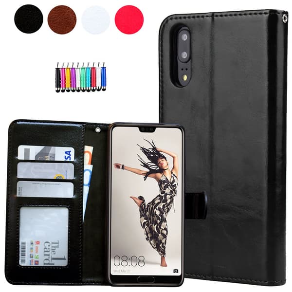 Huawei P20 Pro - Læder cover / Beskyttelse