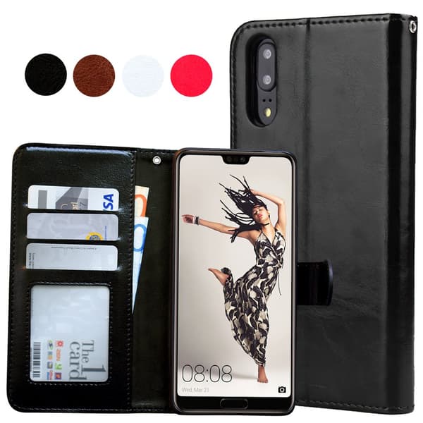 Huawei P20 Pro - Læder cover / Beskyttelse