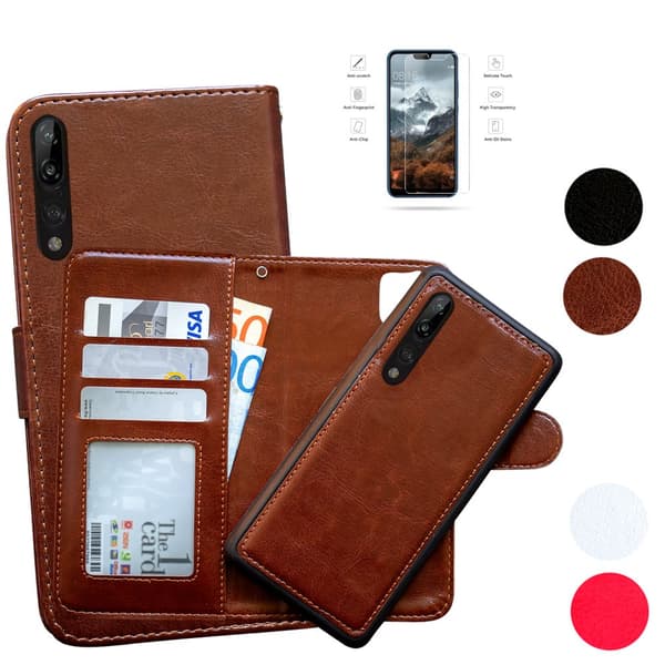 Huawei P20 Pro - Læder cover / Beskyttelse