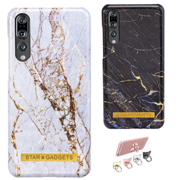 Huawei P20 Pro - Cover / Beskyttelse Marble Black