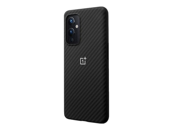 OnePlus - Baksidesskydd för mobiltelefon - KEVLAR, termoplastisk polyuretan (TPU) - karbon - för OnePlus 9