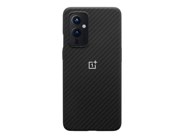 OnePlus - Baksidesskydd för mobiltelefon - KEVLAR, termoplastisk polyuretan (TPU) - karbon - för OnePlus 9