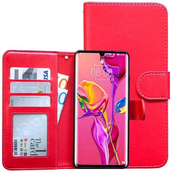 Huawei P30 Pro - Læder cover / Beskyttelse