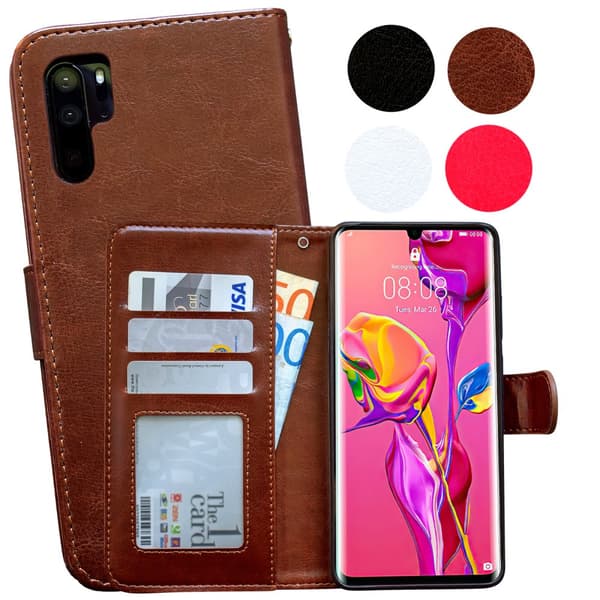 Huawei P30 Pro - Læder cover / Beskyttelse