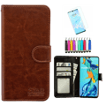 Miniatyrbillede 1 af 6: Huawei P30 Pro - Læder cover / Beskyttelse