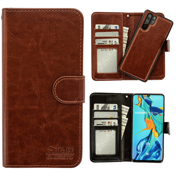 Huawei P30 Pro - Læder cover / Beskyttelse
