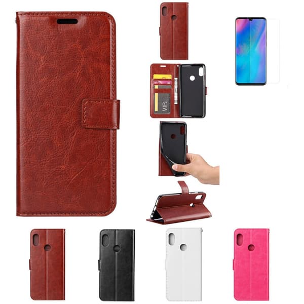 Beskyt din Huawei P30 Lite - Læder Etui! Pink