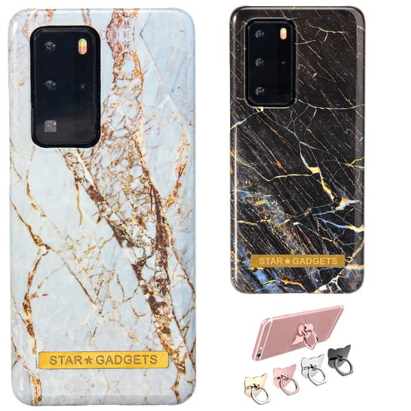 Huawei P40 Pro - Cover / Beskyttelse Marble
